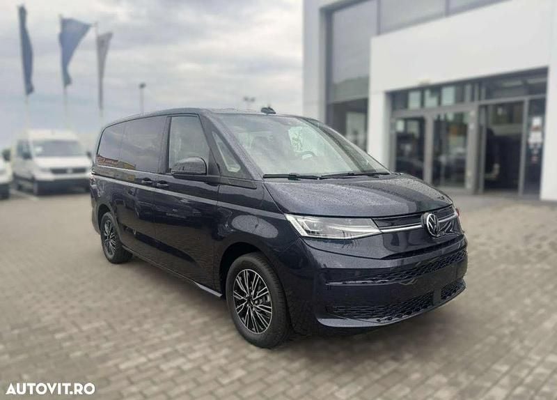 Negru Utilizat 2022 VW Multivan Style Monovolum | 38.750 EUR - Imagine 1/4