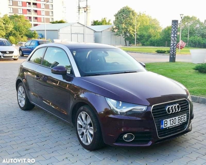 Second-hand Audi A1 Admired 90 CP (66 kW) 2013 Culoarerosu Hatchback