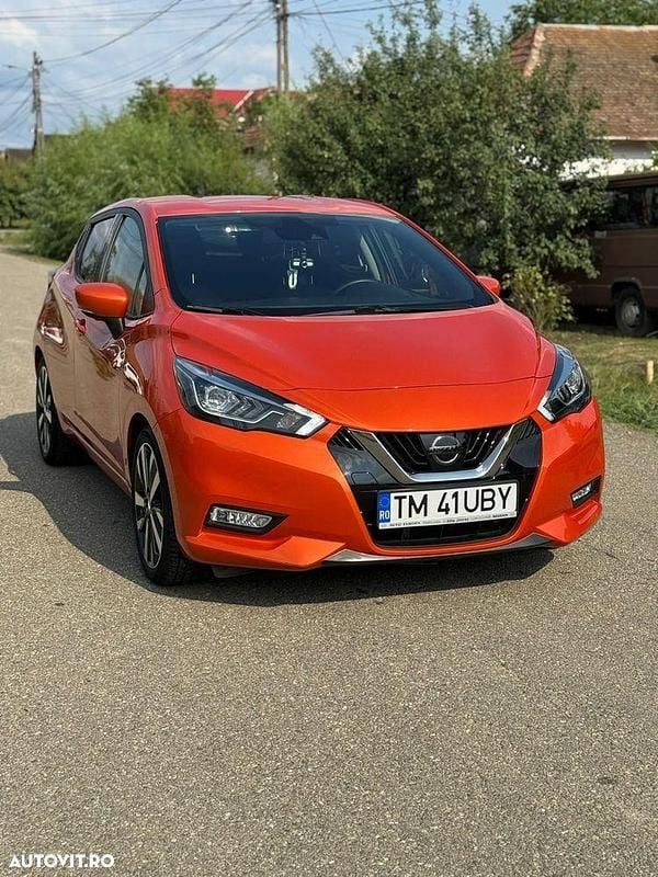 Portocaliu Utilizat 2019 Nissan Micra Hatchback | 10.750 EUR (Puțin scump) - Imagine 1/4