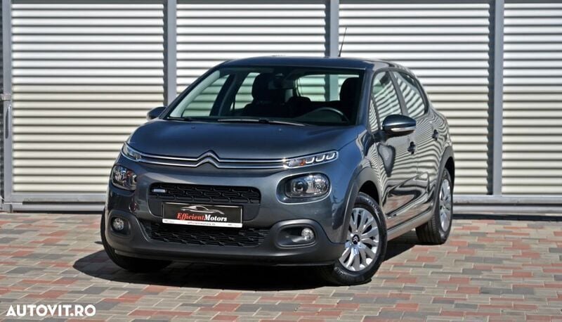 Gri Utilizat 2017 Citroën C3 Feel Hatchback | 6.490 EUR (Preț OK) - Imagine 1/4