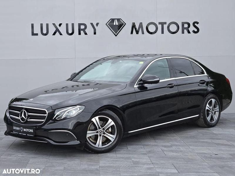 Negru Utilizat 2018 Mercedes E220 Exclusive Berlinǎ | 22.990 EUR (Super Preț) - Imagine 1/4