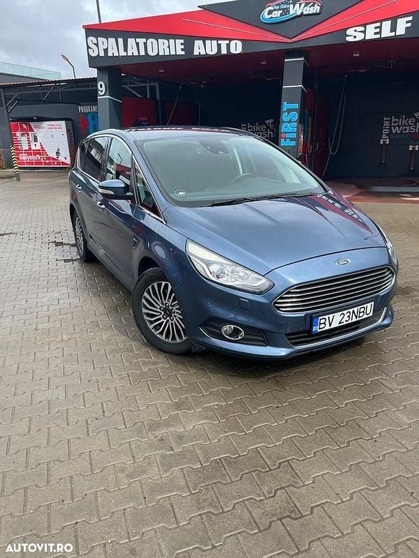 Albastru Utilizat 2020 Ford S-MAX Titanium Monovolum | 13.750 EUR (Preț OK) - Imagine 1/4