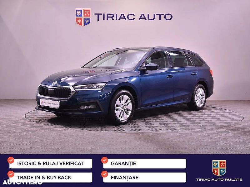 Culoarealbastru Utilizat 2022 Skoda Octavia Break | 18.130 EUR (Preț OK) - Imagine 1/4