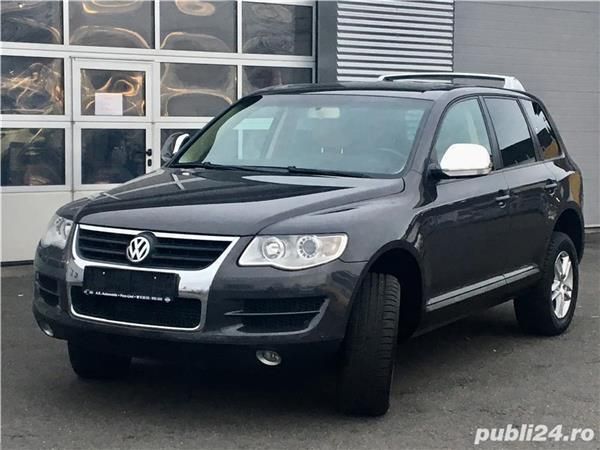 Gri metalizat Second-hand 2007 VW Touareg SUV | 11.200 EUR - Imagine 1/4