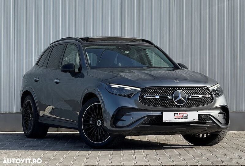 Gri Utilizat 2023 Mercedes GLC300 Advanced SUV | 52.955 EUR (Preț bun) - Imagine 1/4
