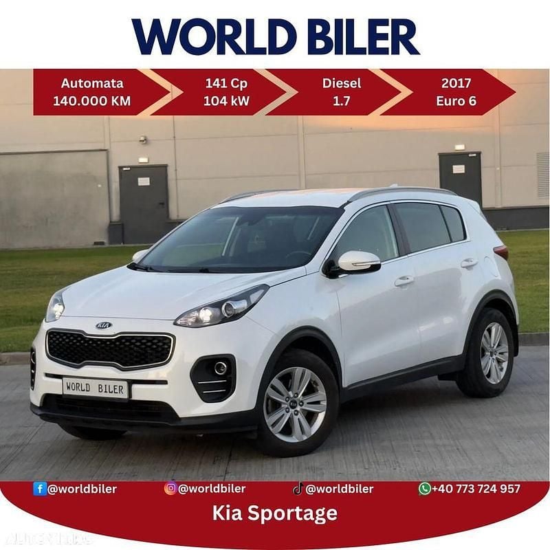 Culoarealb Utilizat 2017 Kia Sportage SUV | 14.980 EUR (Preț OK) - Imagine 1/4