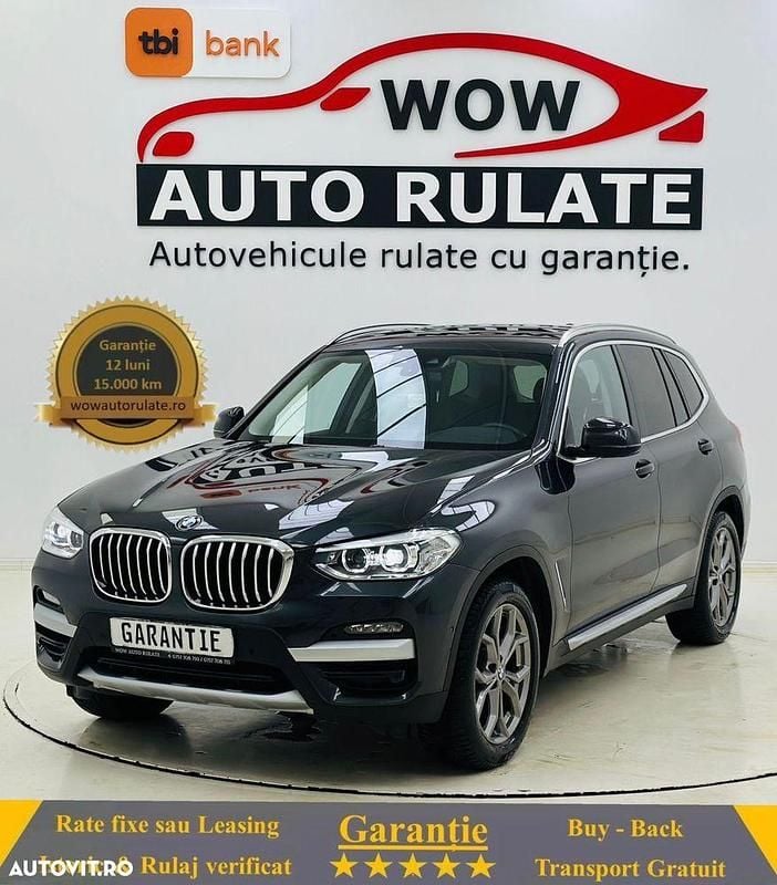 Culoarenegru Utilizat 2021 BMW X3 SUV | 25.990 EUR (Super Preț) - Imagine 1/4