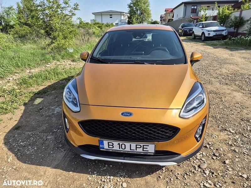 Second-hand Ford Fiesta Active 100 CP (73 kW) 2018 Culoaregalbeuriu Hatchback