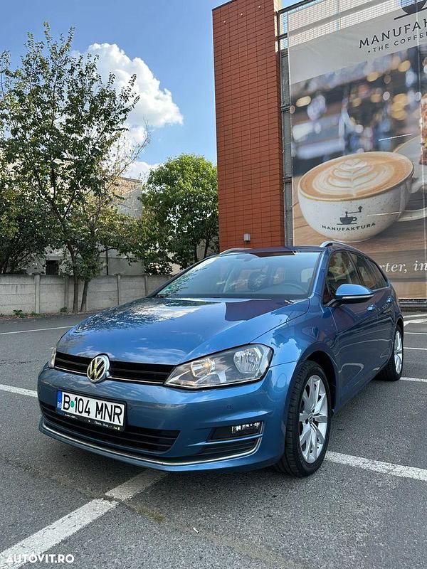 Culoarealbastru Utilizat 2015 VW Golf VII Highline Break | 7.900 EUR (Preț OK) - Imagine 1/4