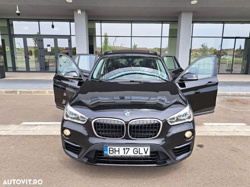 Negru Utilizat 2018 BMW X1 Sport Line SUV | 15.790 EUR (Preț bun) - Imagine 1/4