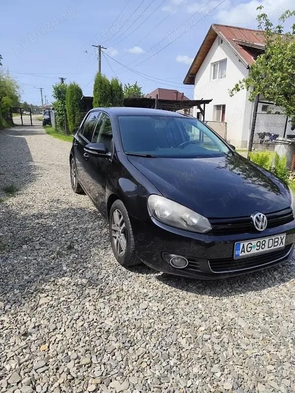 Second-hand VW Golf VI 105 CP (77 kW) 2011 Negru Hatchback