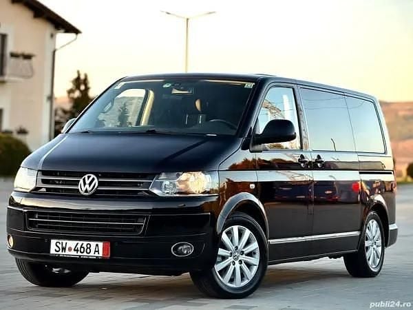 Second-hand VW Multivan 180 CP (132 kW) 2014 Negru Van