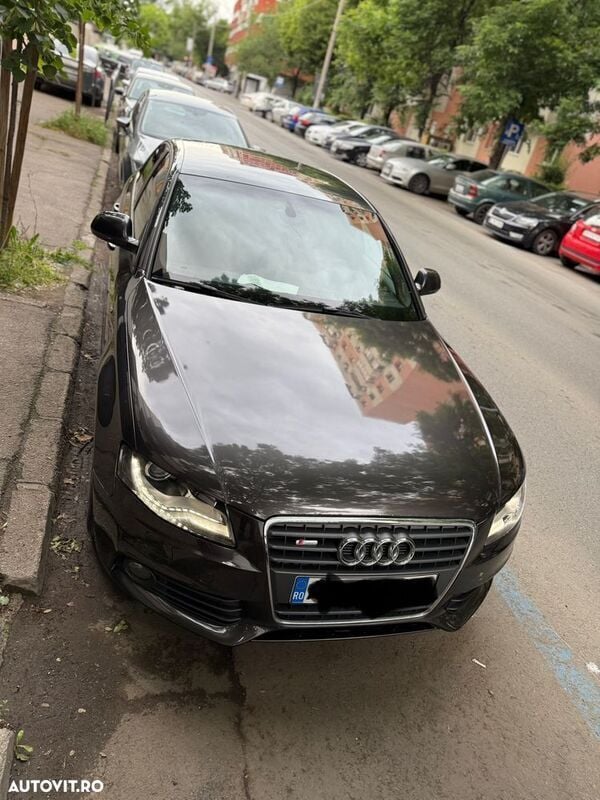 Gri Utilizat 2009 Audi A4 S-Line Berlinǎ | 5.800 EUR (Preț bun) - Imagine 1/4