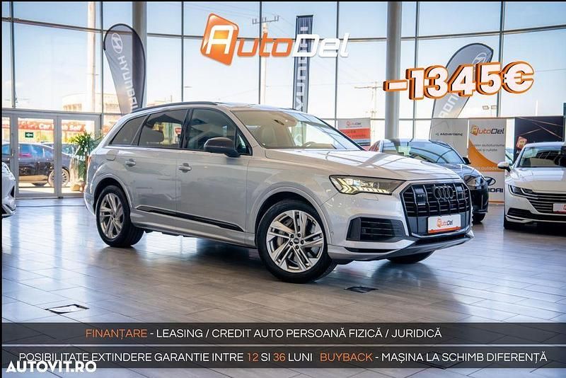 Second-hand Audi Q7 S-Line 381 CP (280 kW) 2021 Culoareargint SUV