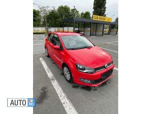 Second-hand VW Polo 85 CP (62 kW) 2010 Rosu Hatchback