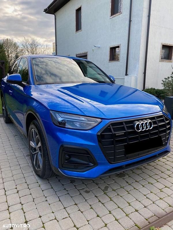 Albastru Utilizat 2022 Audi Q5 Sportback SUV | 35.500 EUR (Preț OK) - Imagine 1/4