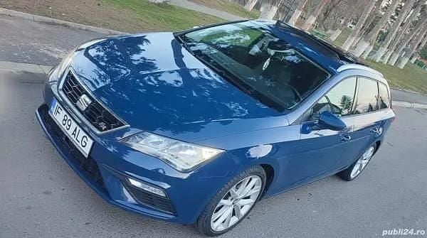 Albastru Utilizat 2019 Seat Leon FR Break | 13.600 EUR (Scump) - Imagine 1/4