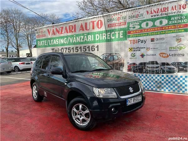 Negru Utilizat 2006 Suzuki Grand Vitara SUV | 4.499 EUR (Preț bun) - Imagine 1/4