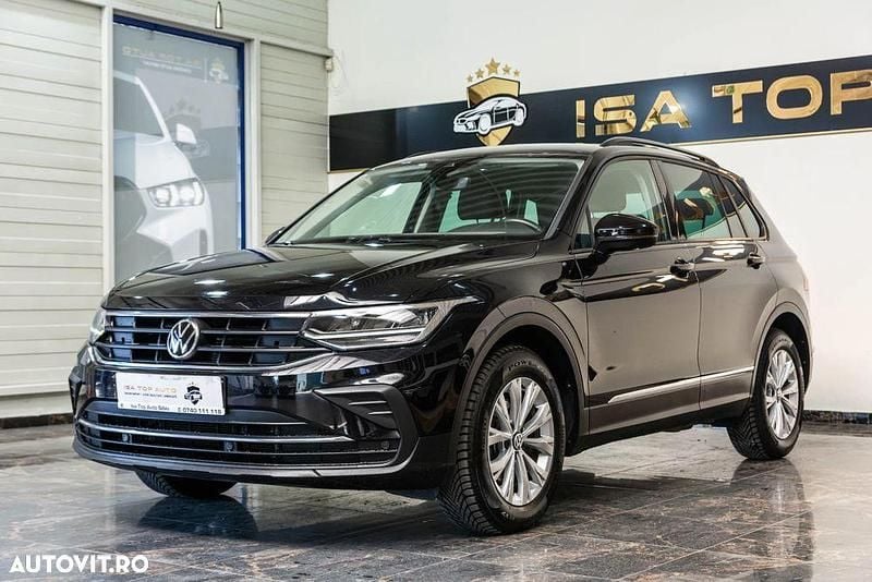 Culoarenegru Utilizat 2021 VW Tiguan SUV | 20.569 EUR (Super Preț) - Imagine 1/4