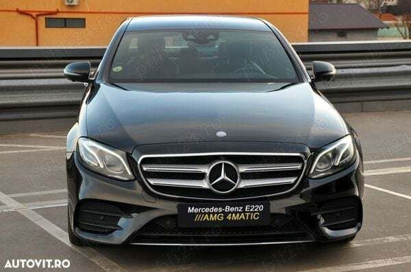 Negru Utilizat 2017 Mercedes E220 AMG line Berlinǎ | 24.000 EUR (Super Preț) - Imagine 1/4
