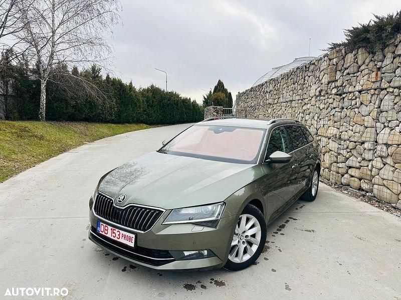 Second-hand Skoda Superb Style 120 CP (88 kW) 2017 Culoaregalbeuriu Break