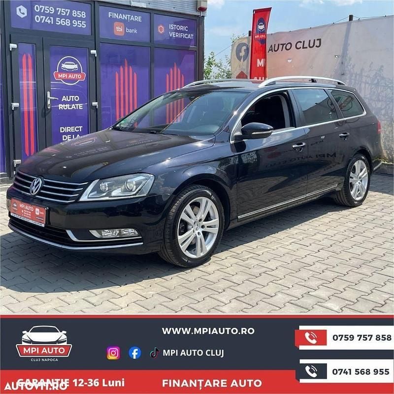 Negru Utilizat 2012 VW Passat Comfortline Break | 7.990 EUR (Puțin scump) - Imagine 1/4