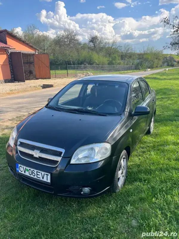 Negru Utilizat 2007 Chevrolet Aveo Berlinǎ | 1.500 EUR (Preț OK) - Imagine 1/3
