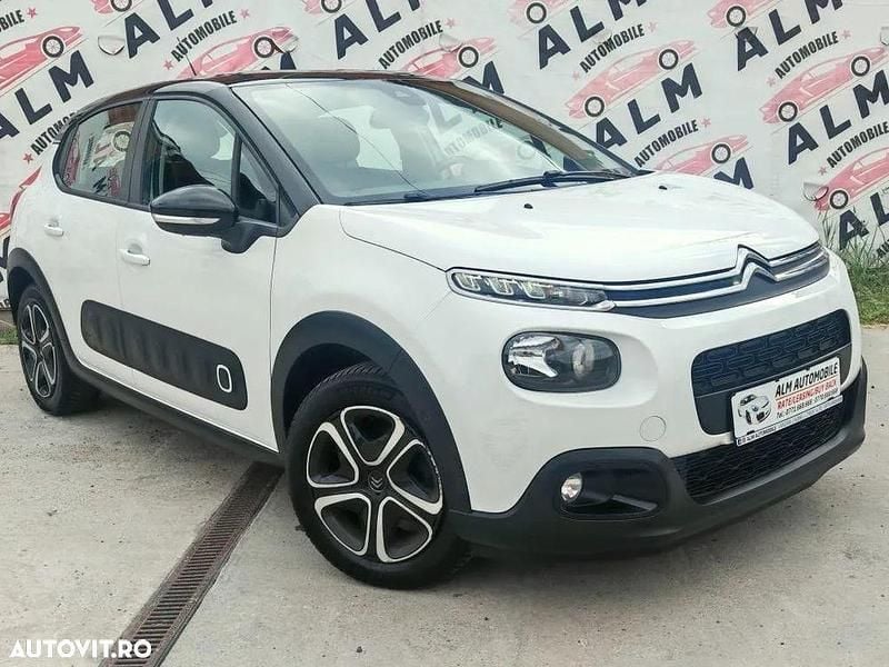 Alb Utilizat 2019 Citroën C3 PureTech Hatchback | 9.990 EUR (Preț OK) - Imagine 1/4