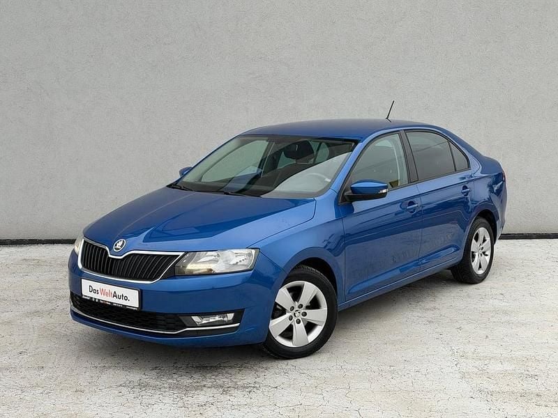 Albastru mediu normal Utilizat 2018 Skoda Rapid | 9.390 EUR (Preț OK) - Imagine 1/4