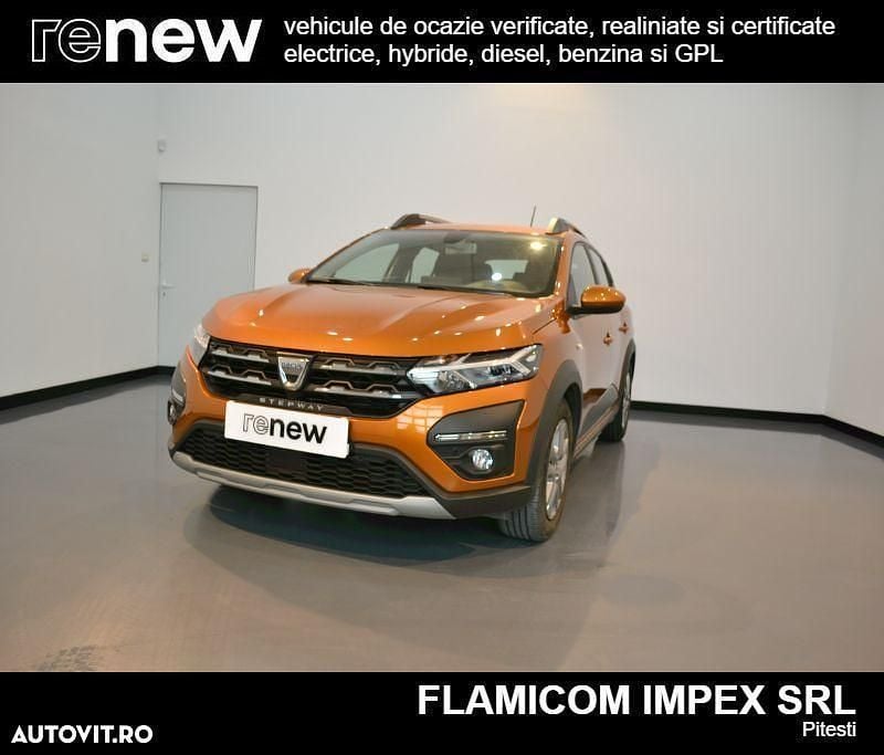 Culoareportocaliu Utilizat 2021 Dacia Sandero Comfort Hatchback | 11.990 EUR (Preț OK) - Imagine 1/4