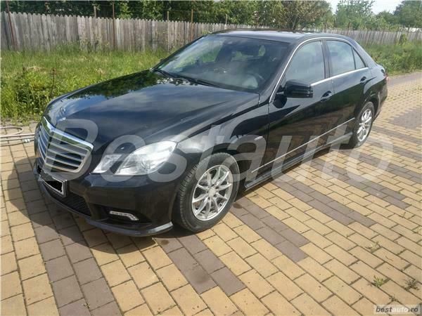Negru Utilizat 2009 Mercedes E250 Berlinǎ | 9.200 EUR (Puțin scump) - Imagine 1/4