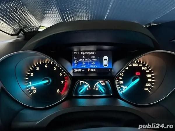 Negru Utilizat 2017 Ford Kuga SUV | 18.300 EUR - Imagine 1/4