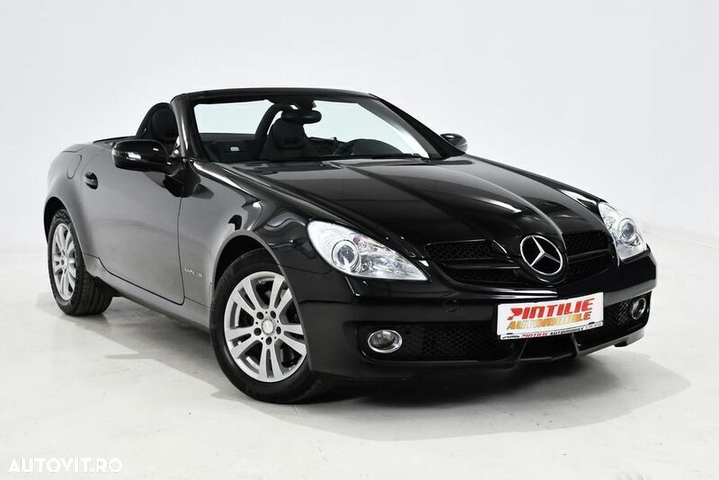 Negru Utilizat 2008 Mercedes SLK200 Edition 1 Cabrio | 10.900 EUR - Imagine 1/4