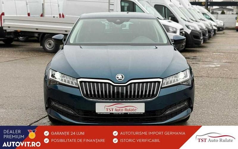 Culoarealbastru Utilizat 2020 Skoda Superb Berlinǎ | 20.207 EUR (Preț OK) - Imagine 1/4