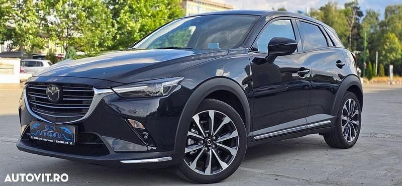Negru Utilizat 2019 Mazda CX-3 Exclusive-Line SUV | 17.950 EUR - Imagine 1/4