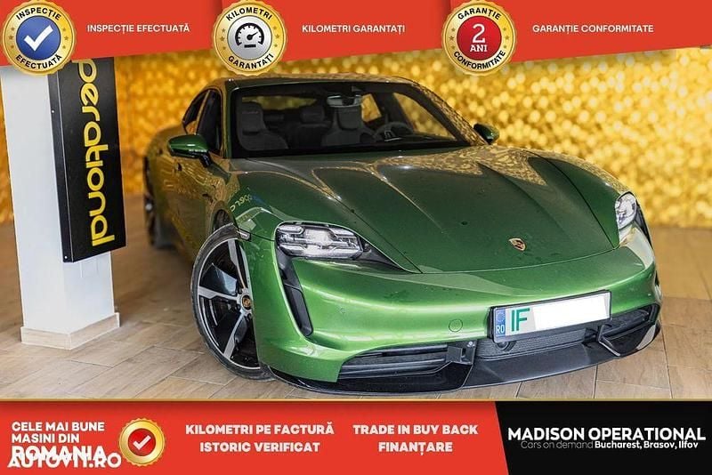 Culoareverde Utilizat 2020 Porsche Taycan Turbo Berlinǎ | 84.999 EUR - Imagine 1/4