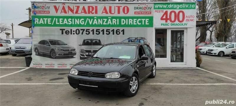 Negru Utilizat 2000 VW Golf IV Berlinǎ | 1.499 EUR (Preț bun) - Imagine 1/4