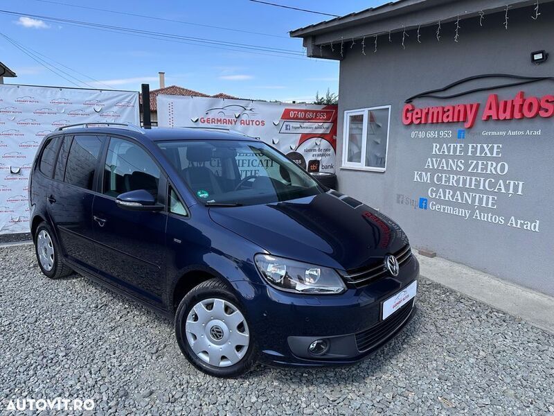 Albastru Utilizat 2014 VW Touran Monovolum | 9.500 EUR (Puțin scump) - Imagine 1/4