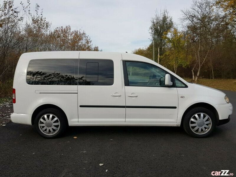 Second-hand VW Caddy 105 CP (77 kW) 2008 Alb Monovolum