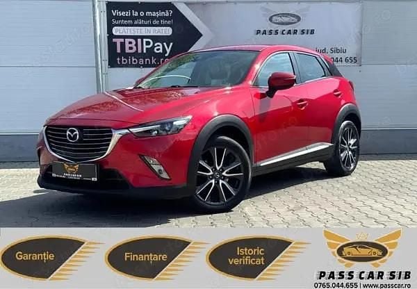 Rosu Utilizat 2017 Mazda CX-3 Sports-Line SUV | 11.290 EUR (Preț OK) - Imagine 1/4