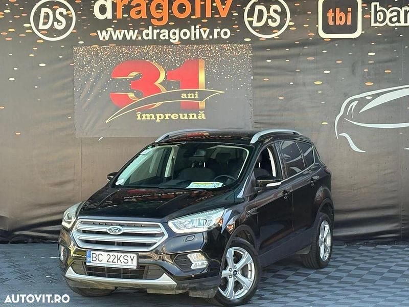 Negru Utilizat 2015 Ford Kuga SUV | 13.499 EUR (Scump) - Imagine 1/4