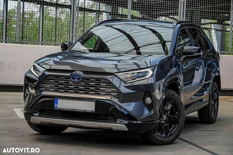 Gri Utilizat 2021 Toyota RAV4 Hybrid Luxury SUV | 28.700 EUR (Preț OK) - Imagine 1/4