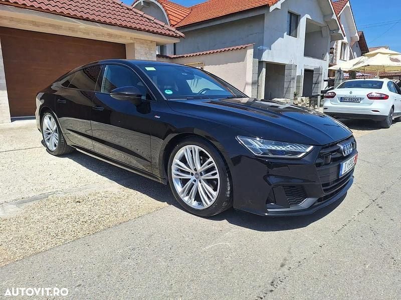 Negru Utilizat 2020 Audi A7 S-Line Hatchback | 30.999 EUR (Preț OK) - Imagine 1/4