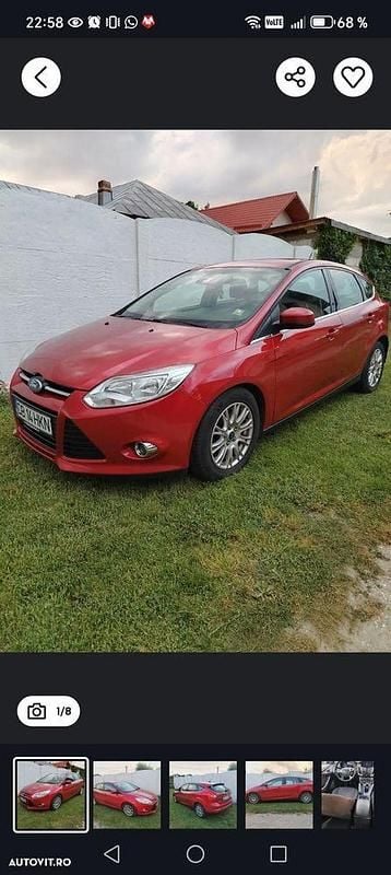 Culoarerosu Utilizat 2011 Ford Focus Hatchback | 4.900 EUR (Preț OK) - Imagine 1/4