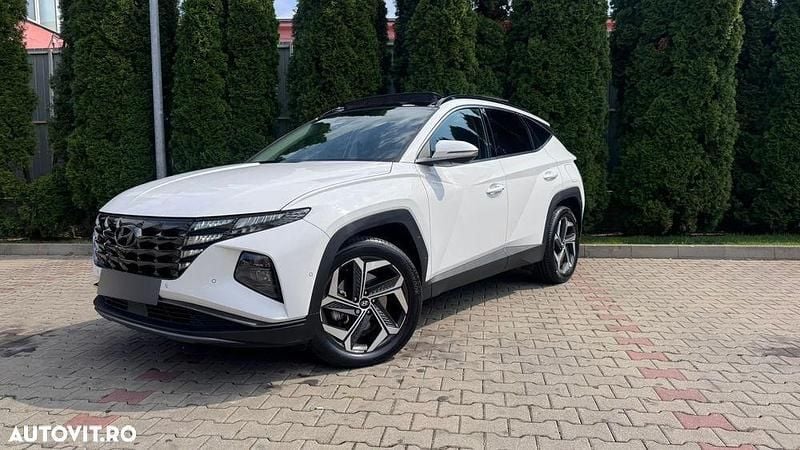 Culoarealb Utilizat 2021 Hyundai Tucson Premium SUV | 26.799 EUR (Preț OK) - Imagine 1/4