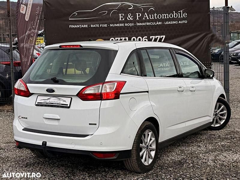 Second-hand Ford C-MAX Titanium 125 CP (91 kW) 2015 Culoarealb Monovolum