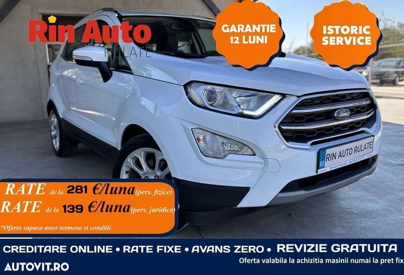 Alb Utilizat 2020 Ford Ecosport Trend SUV | 11.490 EUR (Preț OK) - Imagine 1/4