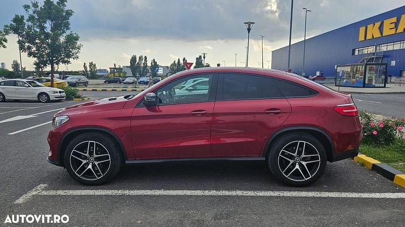Second-hand Mercedes GLE350 258 CP (189 kW) 2018 Culoarerosu Coupe