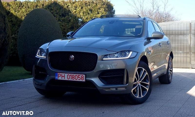 Galbeuriu Utilizat 2019 Jaguar F-Pace R-Sport SUV | 20.950 EUR (Preț bun) - Imagine 1/4