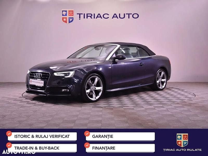Culoarealbastru Utilizat 2015 Audi A5 Cabriolet Cabrio | 13.990 EUR - Imagine 1/4